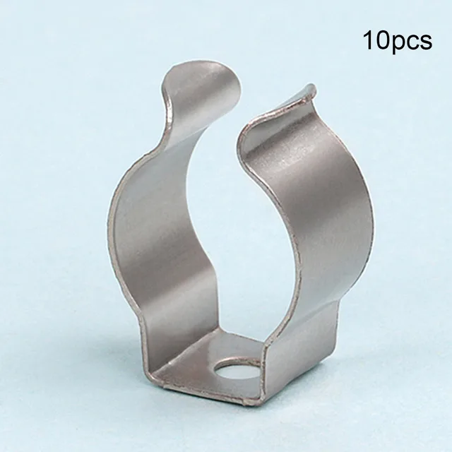 Lot De 10 Pinces à Ressort En Acier - Taille 28 Mm (ou Autre) - Pour Rangement Outils, Balais, Tuyaux - 5