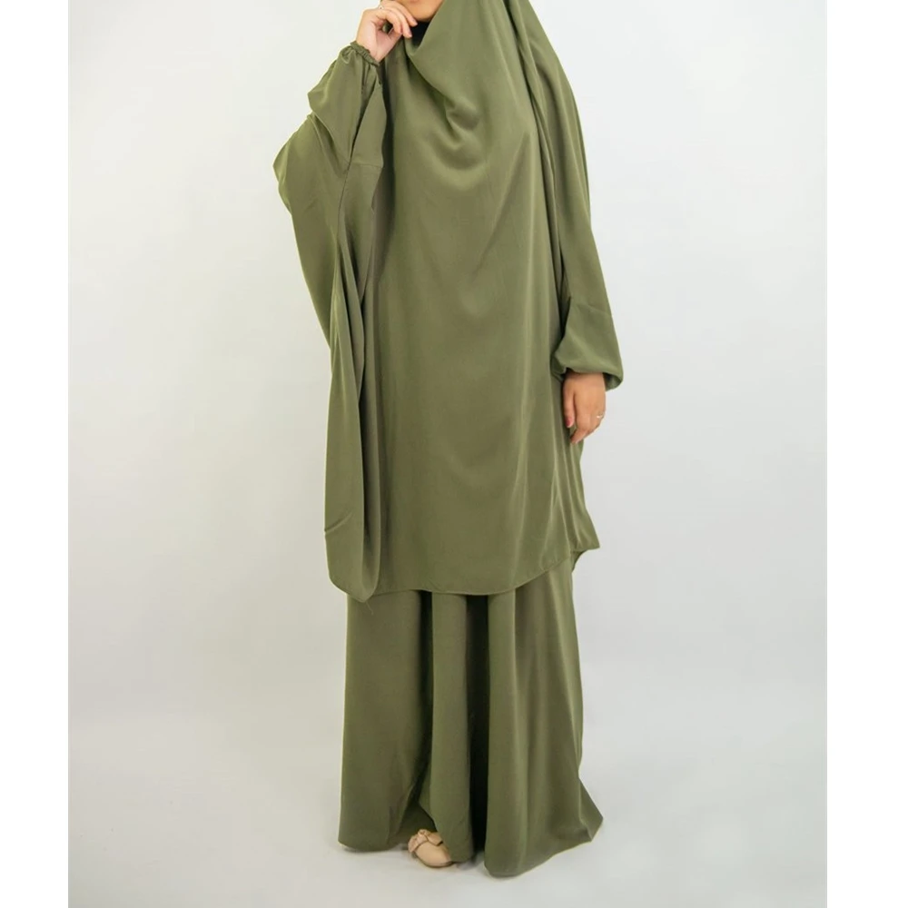 

Wepbel Long Khimar Saudi Arab Prayer Garment Ramadan Muslim Abaya Dress Islamic Clothing Robe Caftan Full Cover Eid Gown Kaftan