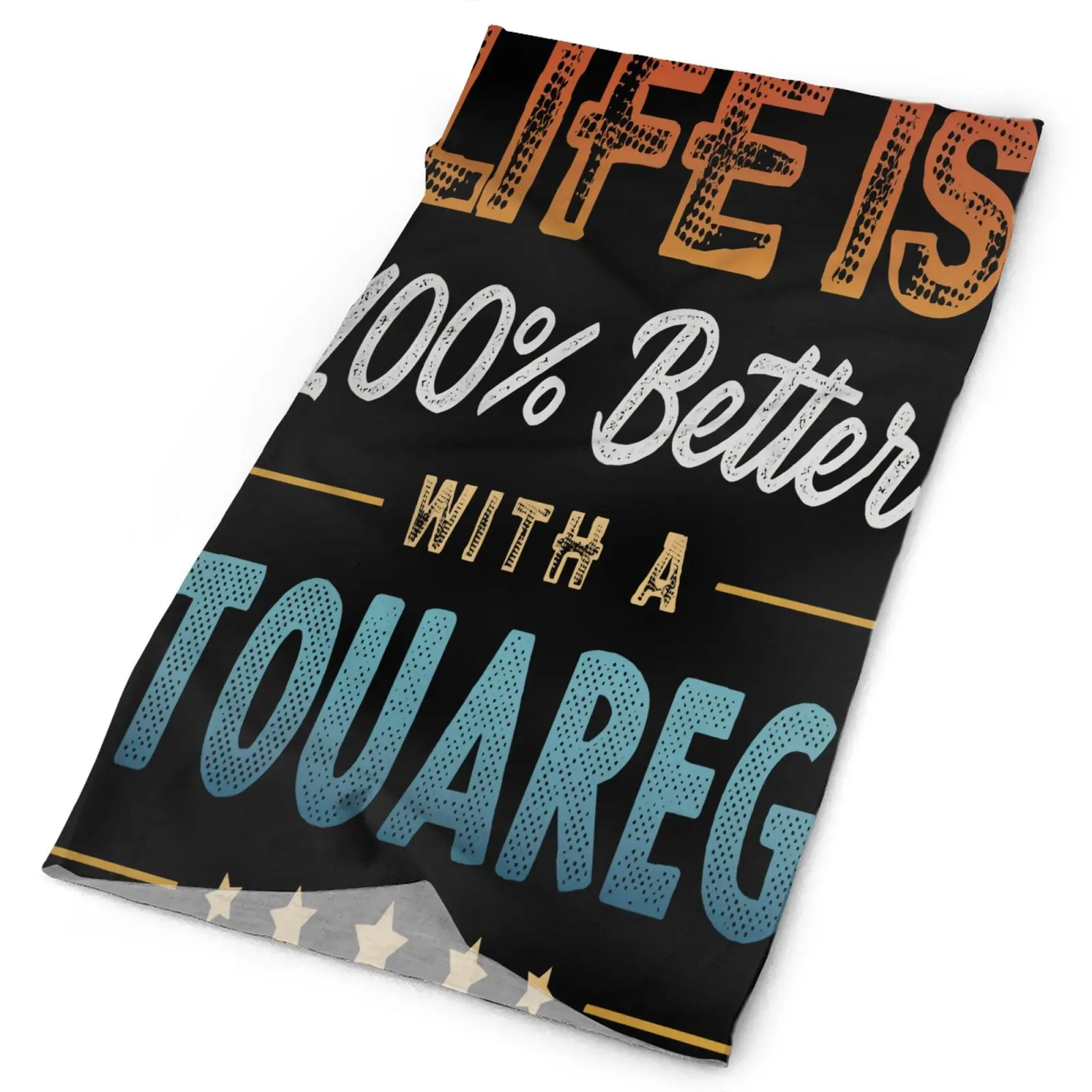 

Мужской шарф-Бандана Life Is 100 с туарегом, Мужская фотомаска, зимний женский зимний лыжный шарф, женские шарфы