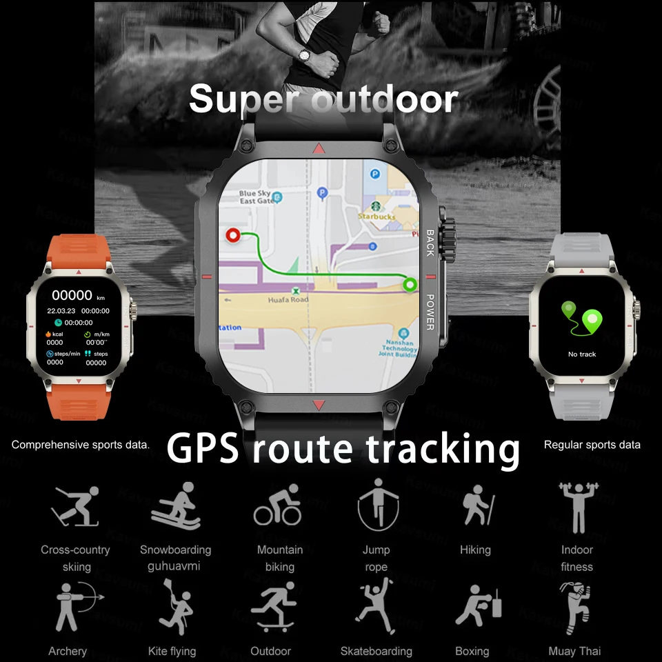 Новинка 2024 мужские Модные Смарт-часы для женщин с AMOLED HD экраном GPS пульсометром