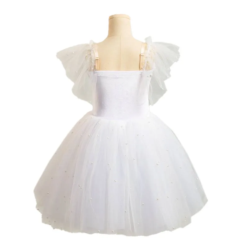 Новинка длинное балетное платье для девушек профессиональный манический костюм