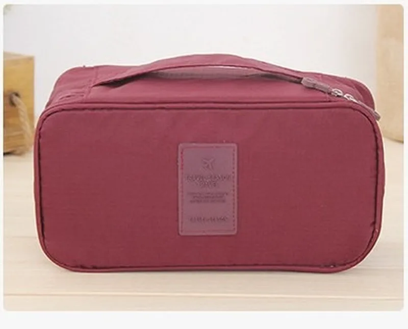 Travel Bra Bag Portable Compartmental Organizing Buggy Bag Multi-functional Underwear Knicker Storage Travel Bag