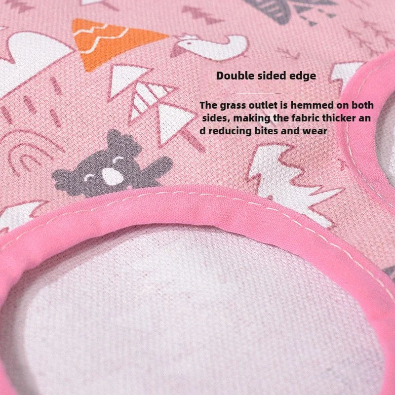 Подвесная сумка для сена на 1/2/3 отверстия кролика морских свинок маленькая