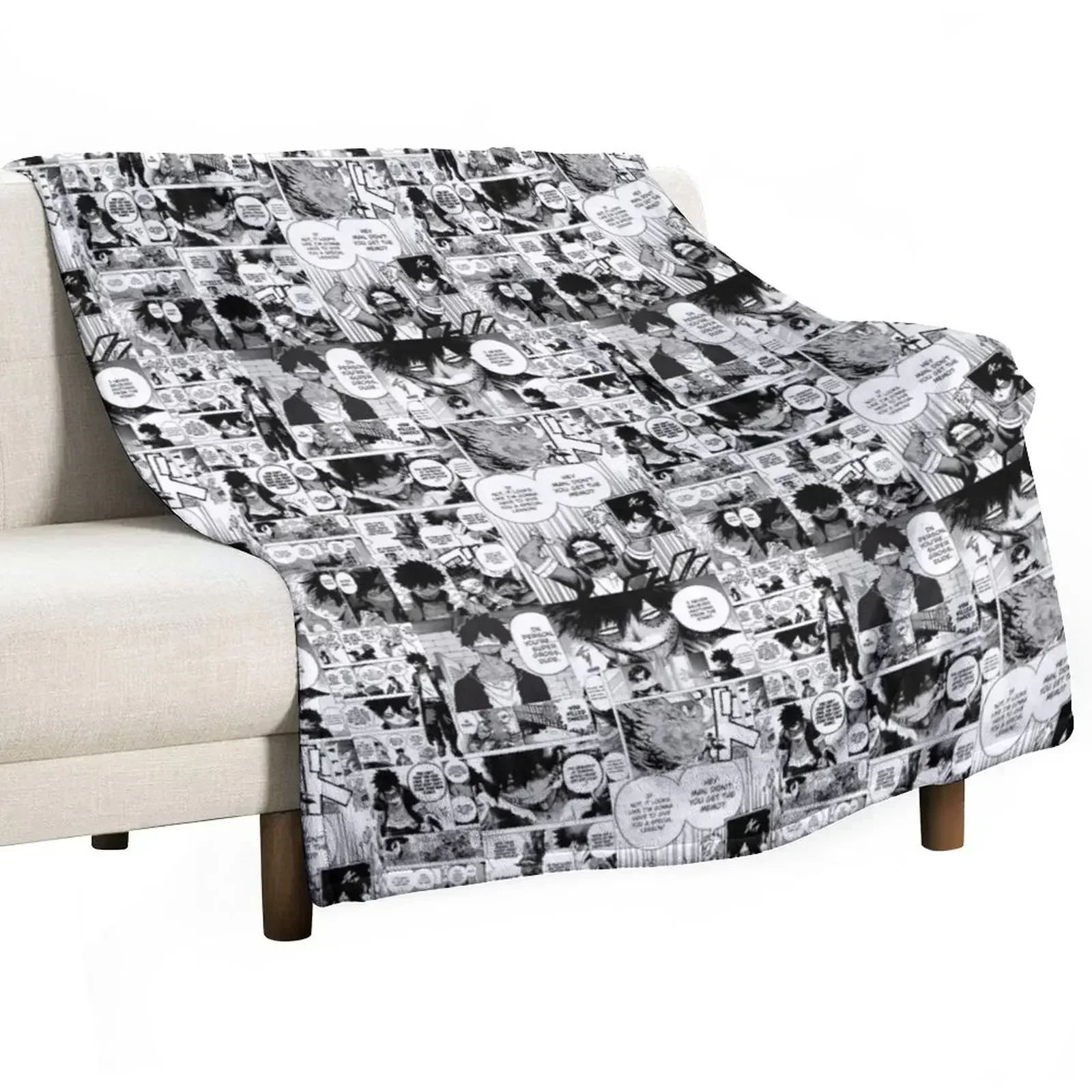 Одеяло с панелью Dabi Manga плюшевые одеяла для диванов на заказ