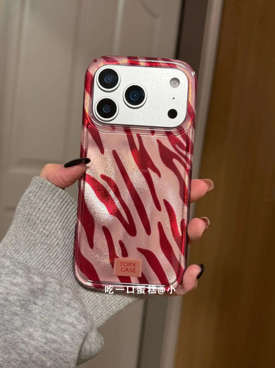 Фото Чехол для телефона Ins Pink Zebra Pattern English Personality для iPhone 16 15 14 Plus 13 Mini 17 12 11 Pro Max AIR XS XR MAX Y2K №1
