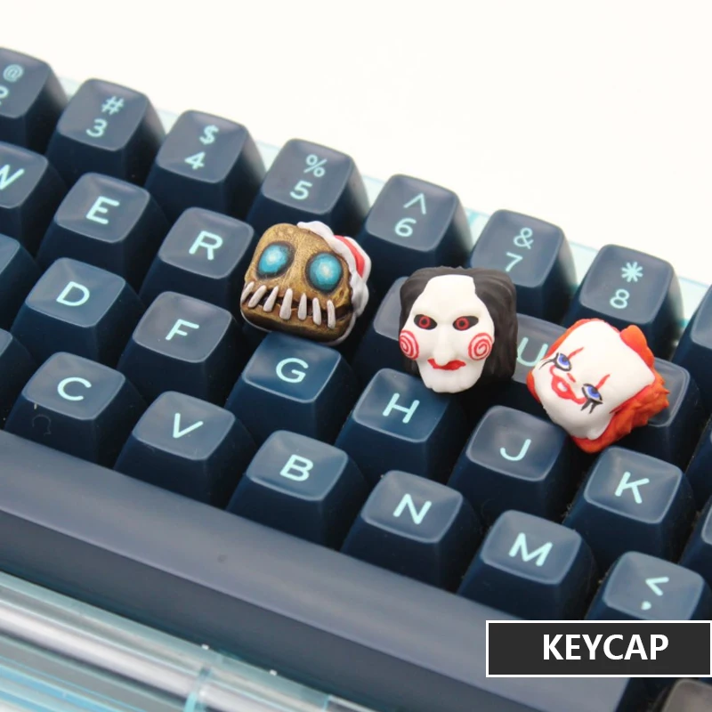 

Cartoon Character Joker Keycap Cherry Mx Switch Mechanical Keyboard ESC R4 Customized Handmade Cross Axis Keycap