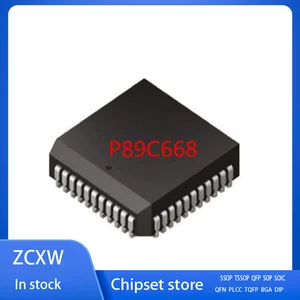 New 5Pcs/Lot P89C668 P89C668HBA P89C668HFA PLCC-44