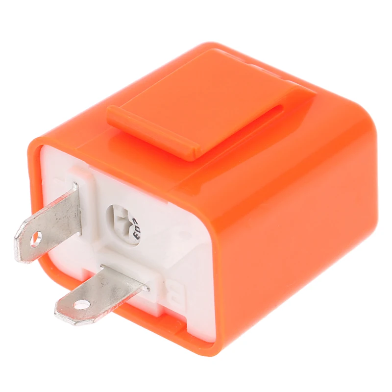 

2-контактное светодиодное проблесковое реле 12 В, Регулируемая частота сигналов поворота, индикатор поворота, реле для мотоциклов, аксессуар...