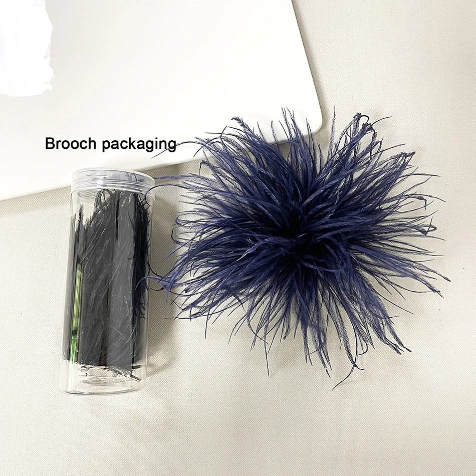 2024 модная винтажная большая брошь из естественных искусственных волос