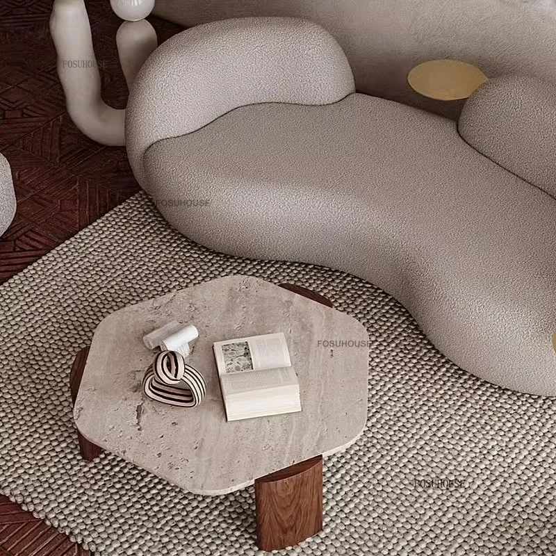 Американская мебель для гостиной скандинавский журнальный столик из