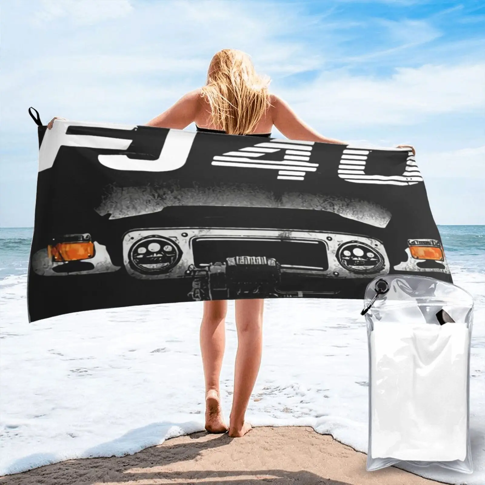 

2 Fj40 Land Cruiser Off Road Beach Towel Towel For Kitchen Towel Beach Kitchen Towel Baby Towel Large Beach Towels Hand Towels