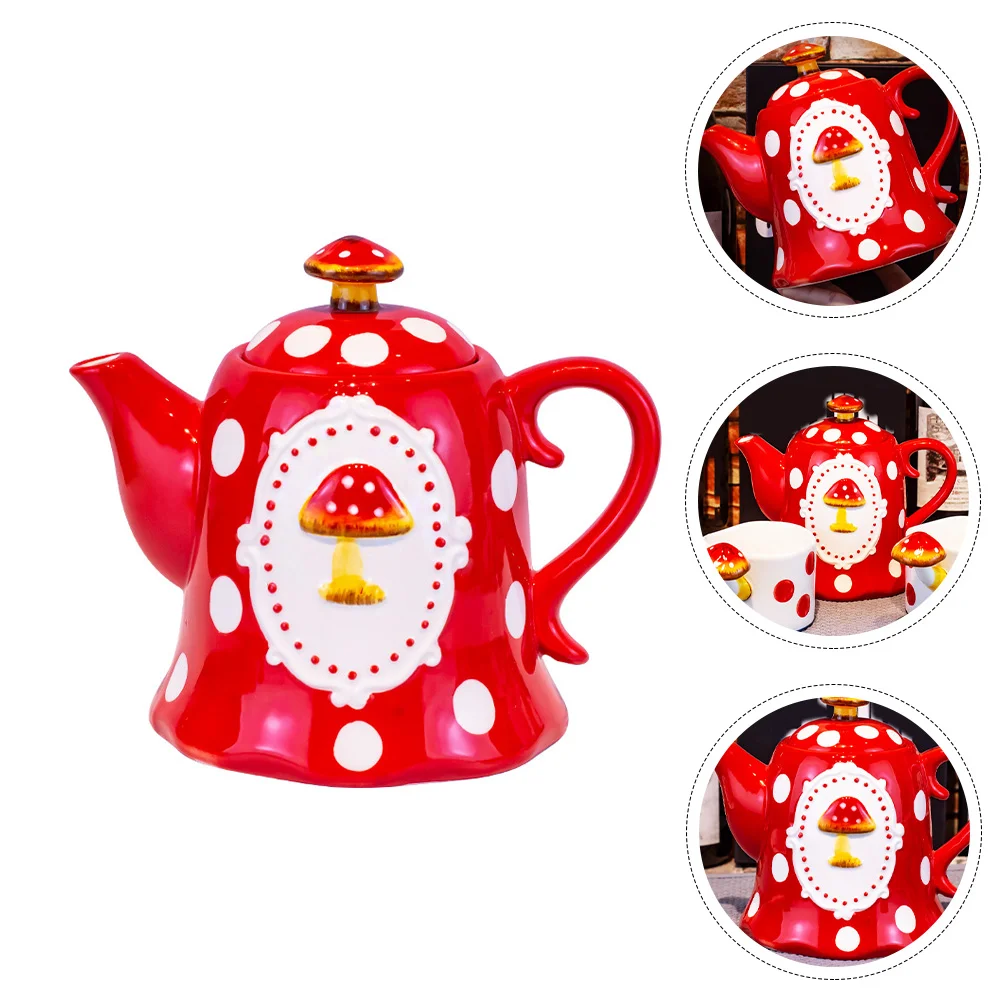 

Ceramic Coffee Pot Narrow Mouth Pot Cold Water Kettle Household Tea Kettle