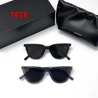 vintage cat eye sunglasses luxury brand gentle tete sunglasses for small face women monster acetate polarized uv400 sunglasses
