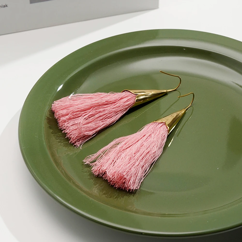 ENFASHION Aretes De Mujer висячие длинные серьги с кисточками для женщин из нержавеющей стали, модные модные уличные украшения E1013 (art.: 7a58c992e) - 7a58c992e