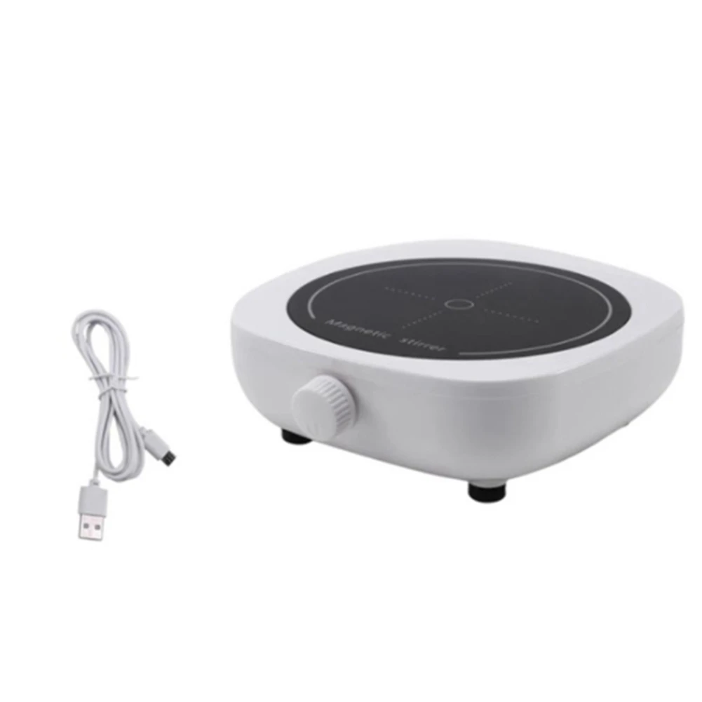 

Magnetic Stirrer Mini Lab Stir Mixer Portable Stirrer Plate with Stir Bar 2L 2000RPM for Laboratory