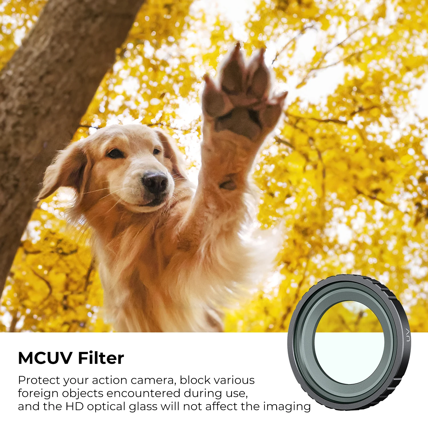 Фото Защитный фильтр K&F CONCEPT MCUV для экшн-камеры Insta360 GO 3S, аксессуары для фильтров для объектива для путешествий 28, многослойный УФ-фильтр №3