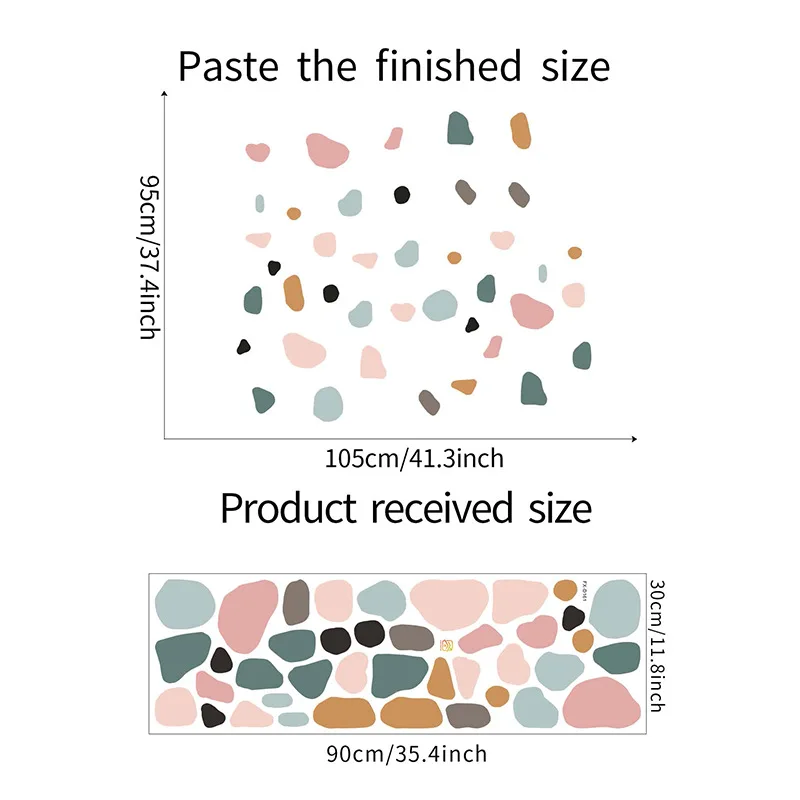 1 шт. Morandi настенная декоративная наклейка для спальни гостиной