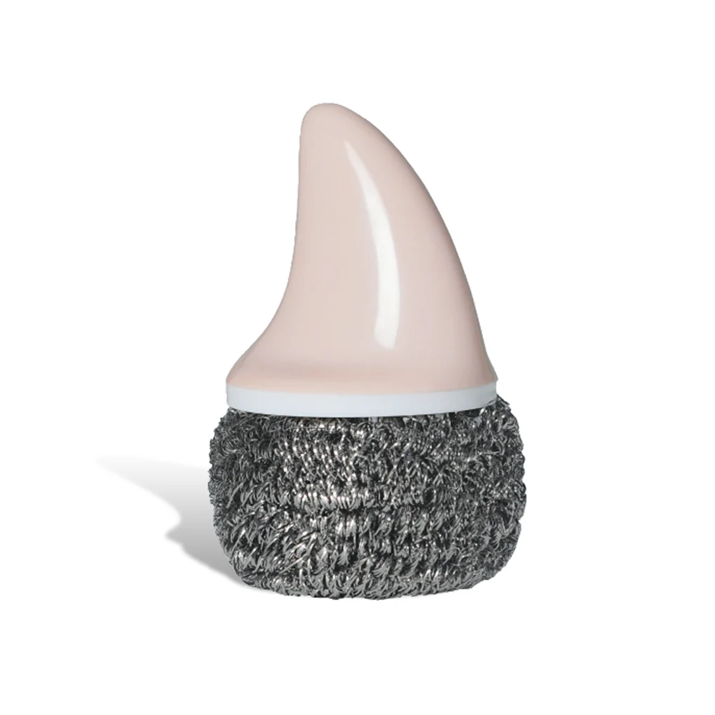 

Чистящая Щетка с проволочным шариком и ручкой для мытья посуды