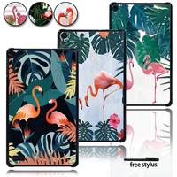 tablet case for amazon fire 7 5th gen 20157th gen 20179th gen 2019 with flamingo print plastic hard back case