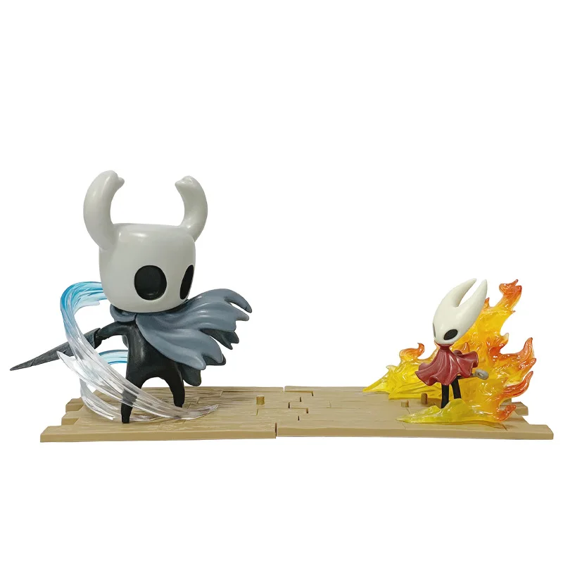 Фото 2 шт. НОВЫЕ полые фигурки Knights Silk Song Knight Hornet Quirrel Zote Grub, милые игрушки-модели, аниме-фигурки, подарок №2