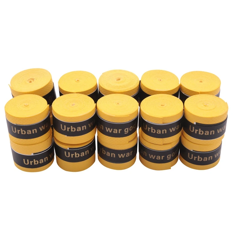 

60 шт. универсальные Захваты повязки против скольжения Overgrip лента для удочек ручки для бадминтона теннисные ракетки гантели