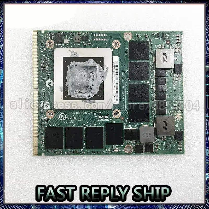 

FOR DELL Quadro K3100M 4GB GDDR5 MXM3.0b VGA Card N15E-Q1 XJPPG CN-0XJPPG for Precision M4600 M4700 M6600 M6700 Laptop