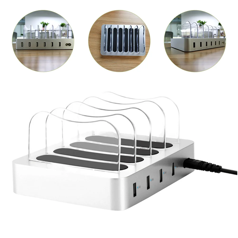 

Multi Usb Charger Desktop Port Station Charging Hub