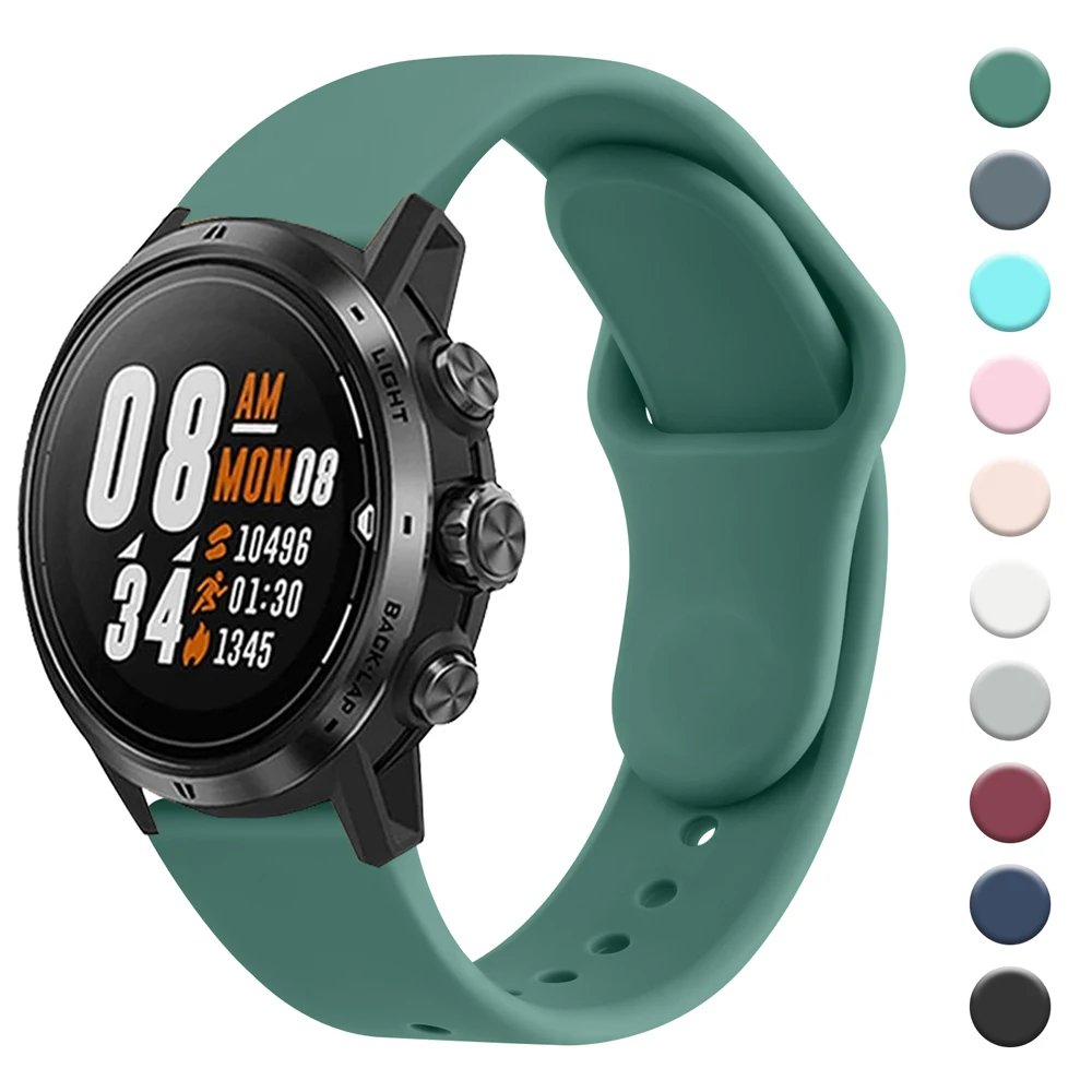 

Ремешок силиконовый спортивный для COROS APEX Pro/PACE 2, браслет для наручных часов, быстрая установка, 46 мм 42 мм