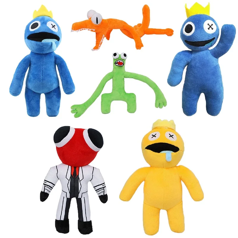 

Радужная плюшевая игрушка Ro-blox для друзей, 30 см, мультяшная игрушка, персонаж, кукла, милый Синий монстр, мягкие игрушки-животные для детей, ф...
