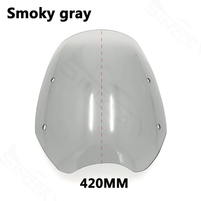 Лобовое стекло для BMW R1200R R1200 1200R 2006-2014, дефлекторы лобового стекла мотоцикла 2007 2008 2009 2010 2011 2012 2013, серый