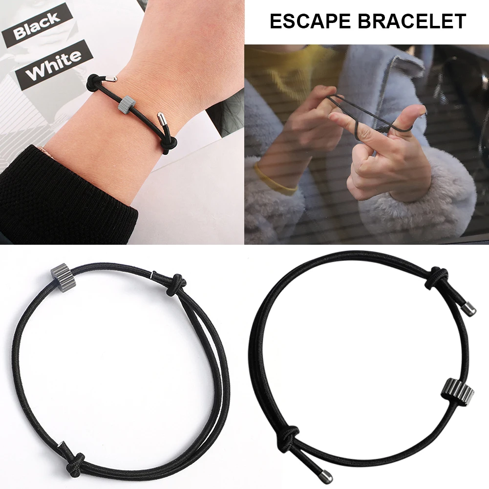 

Car Window Breaker Bracelet Tungsten Carbide Bead Elastic Wrist Strap Car Emergency Survival Tool Self Rescue Escape Safety Band