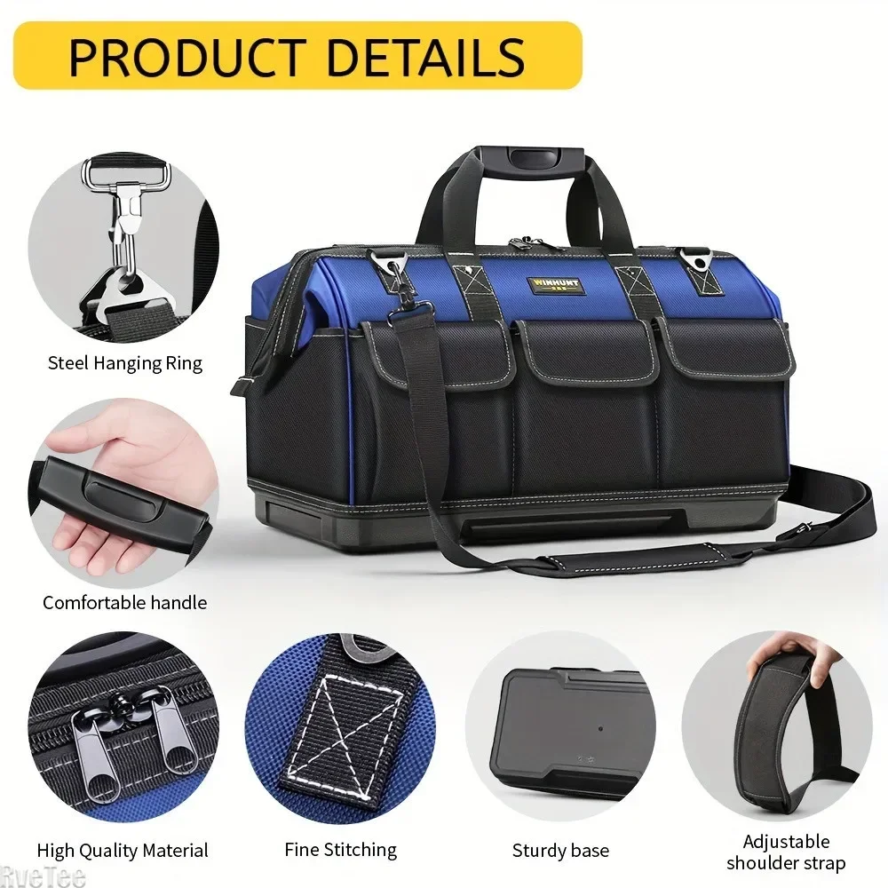 НОВАЯ утолщенная оксфордская сумка для инструментов сверхпрочная пластиковая с