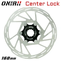 onirii mtb heat dissipation disc 160mm bicycle disc brake rotor center cooling hollow pads discs centerlock brake rotor