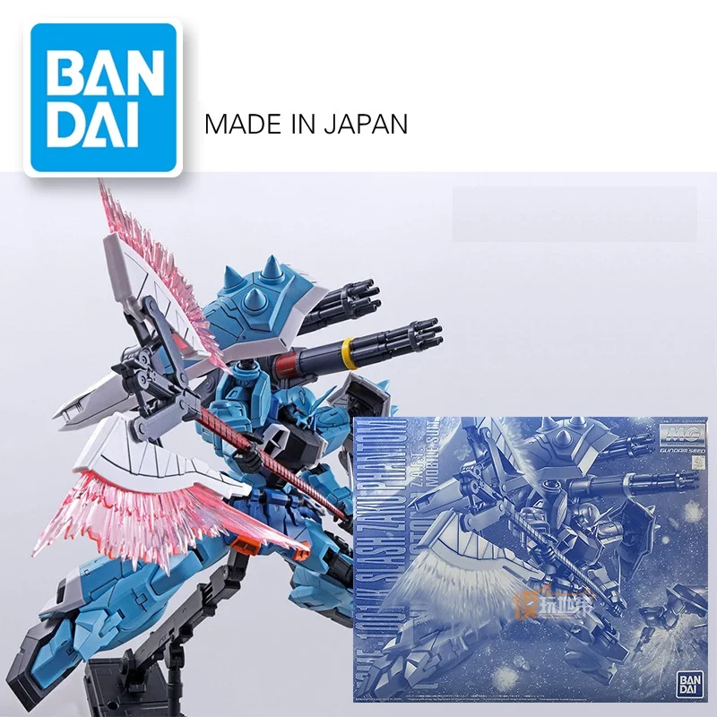 

Japaness BANDAI Gundam PB MG 1/100 Model SLASH ZAKU PHANTOM (YZAK JULE CUSTOM) Mobile Suit Kids Toys