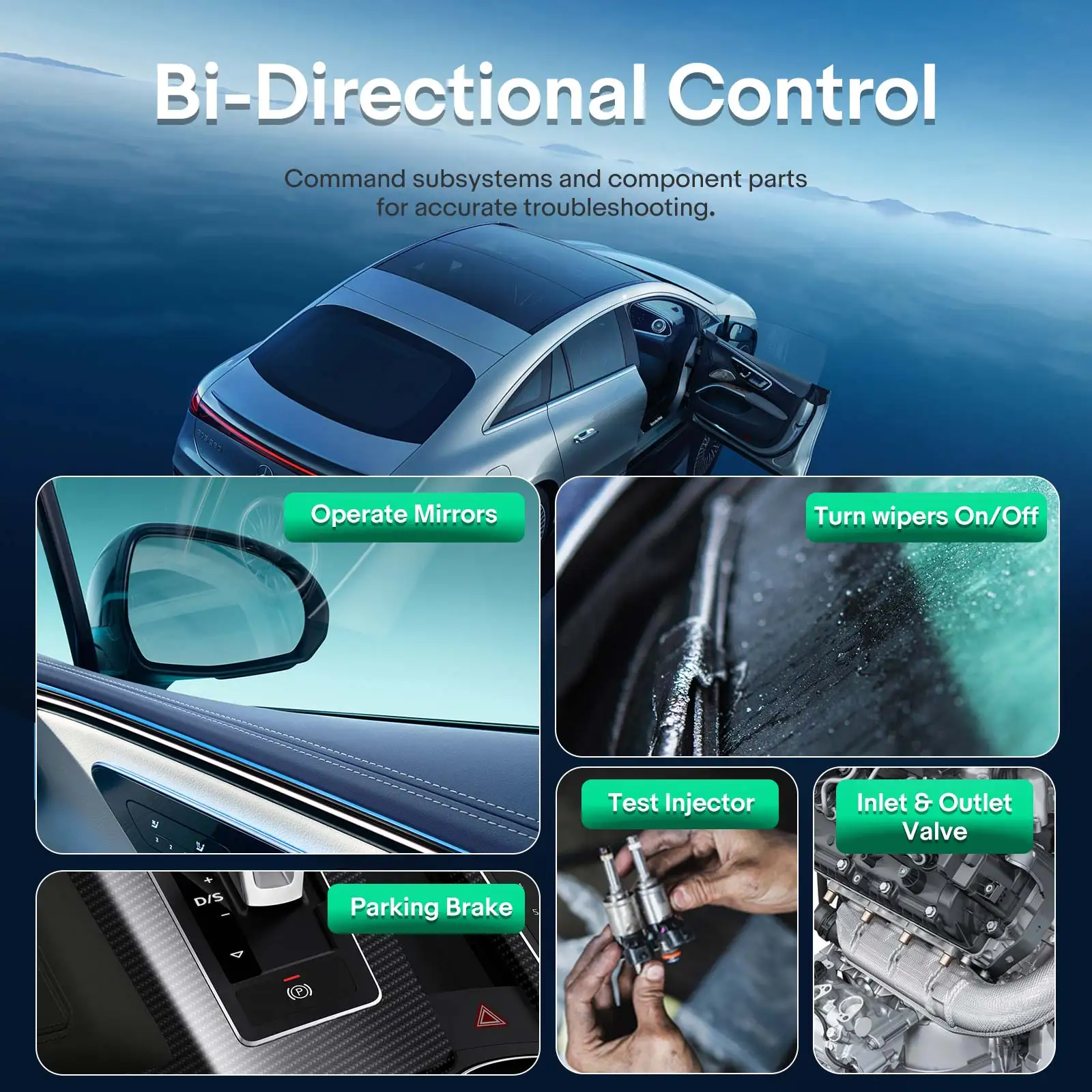 LAUNCH X431 CRP919 EV Диагностический сканер 43+ Сервисная функция для электромобиля Новая