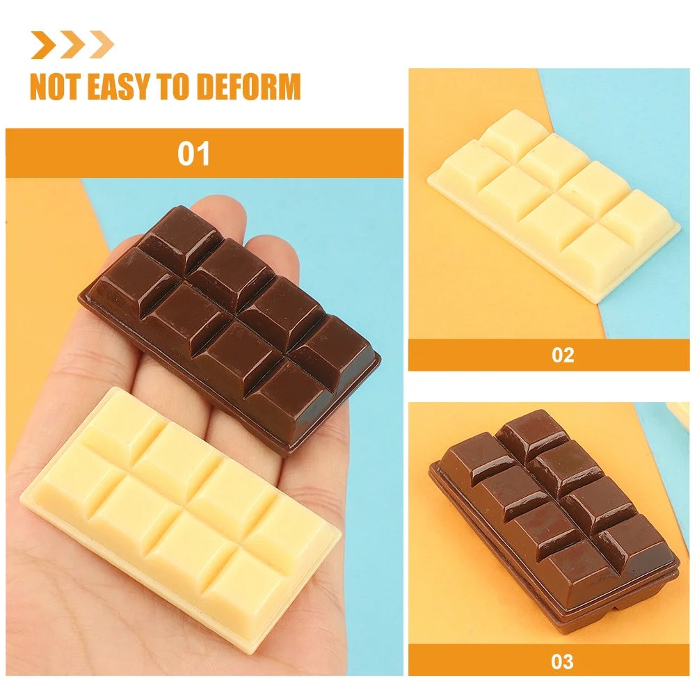 4 шт. многофункциональные украшения из искусственного шоколада объемный