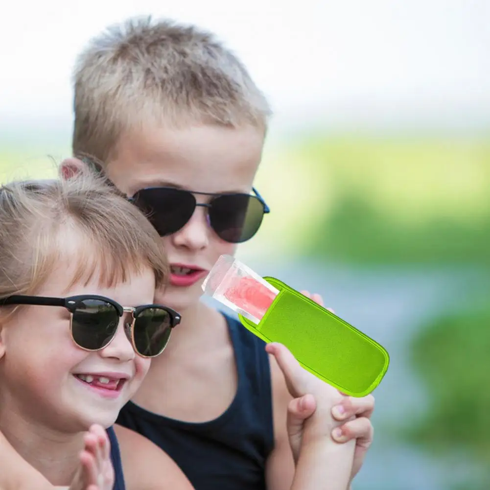 Вечерние чехол для мороженого моющийся силиконовый рукав набор детей