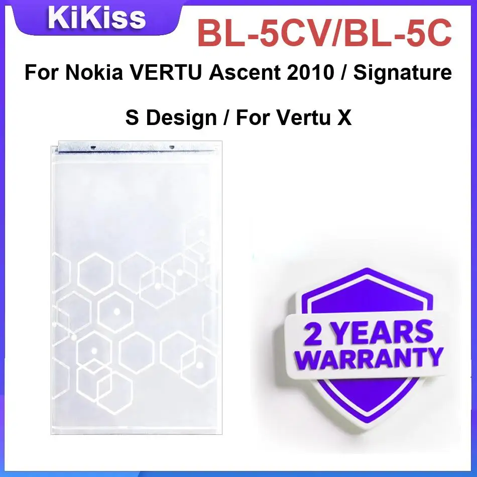 Фото Аккумулятор для мобильного телефона Nokia VERTU Ascent 2010/Signature S Design/для Vertu X, BL-5CV/BL-5C, перезаряжаемые батареи №1