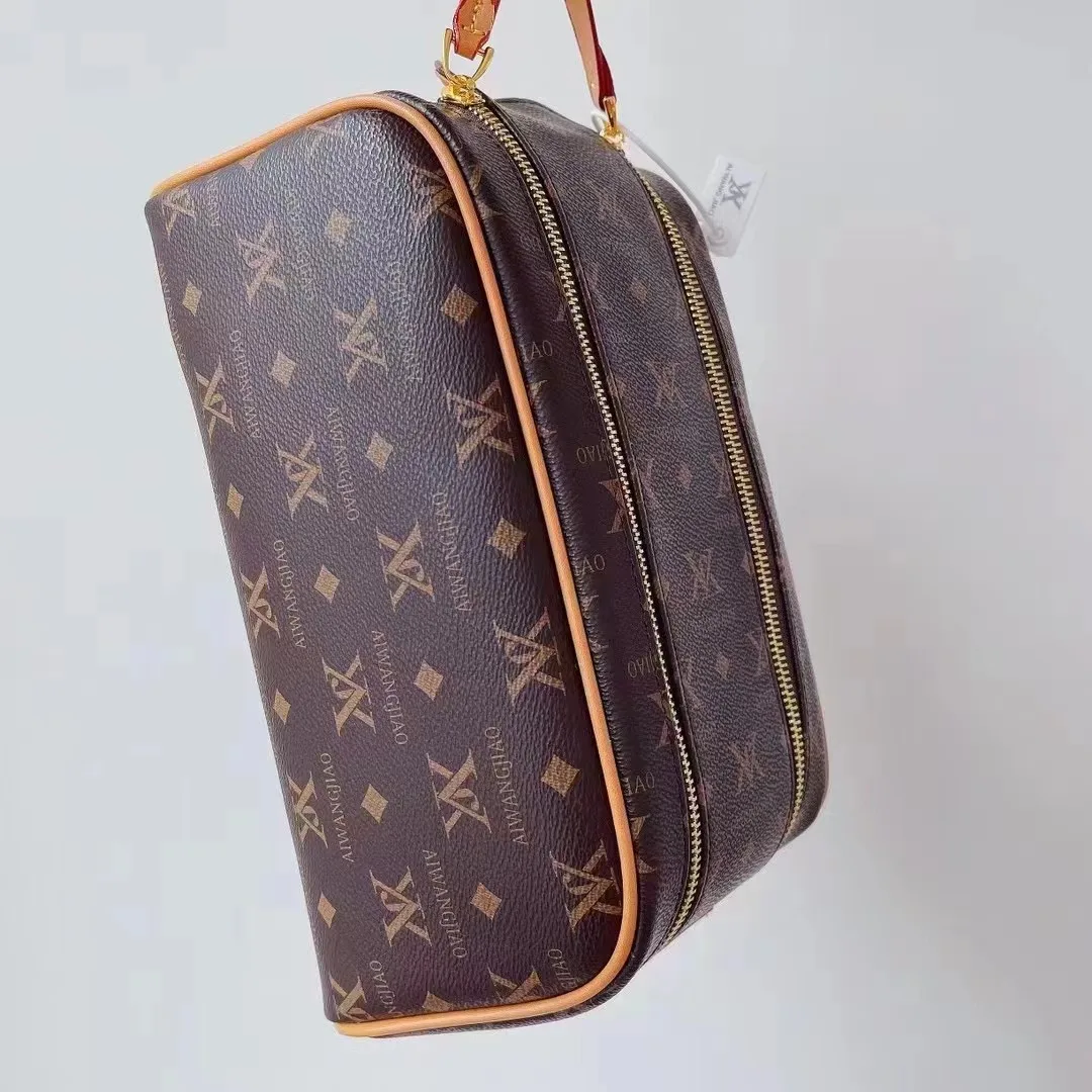 Женская сумка для макияжа с изображением старого цветка новый стиль