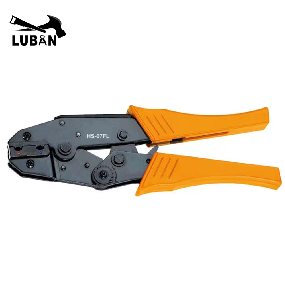 

HS-07FL flag type female insulation joint special crimping pliers 0.5-2.5mm² square ratchet type crimping pliers