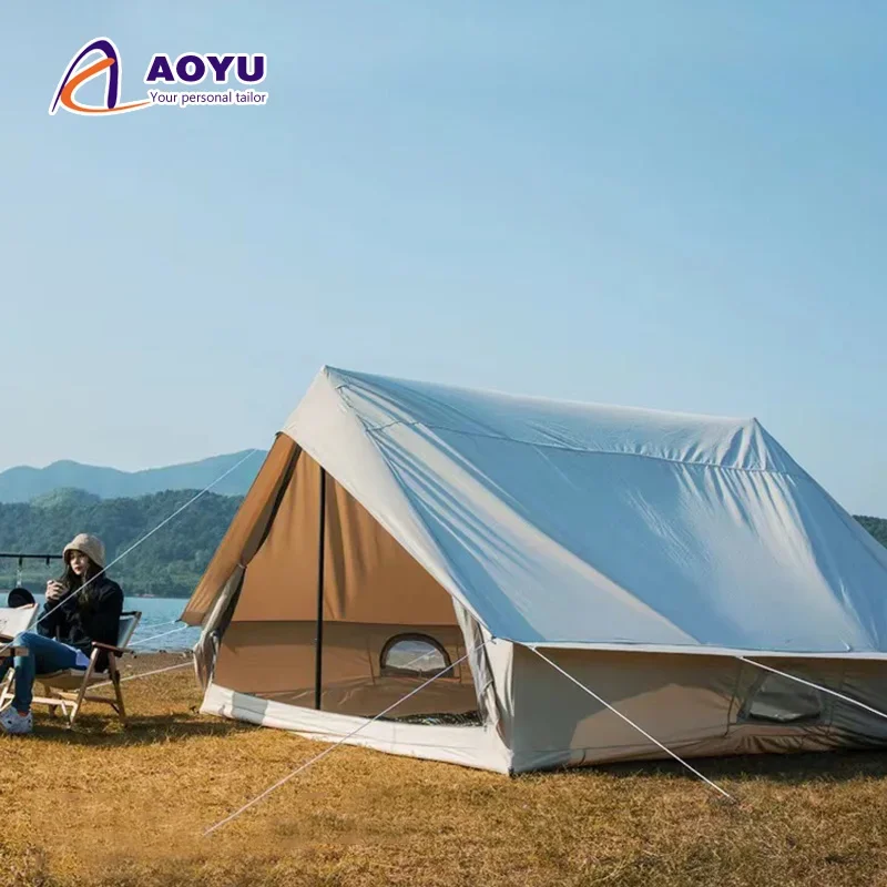 AOYU высокое качество 5 м 2 двери 4-6 человек водонепроницаемые парусиновые