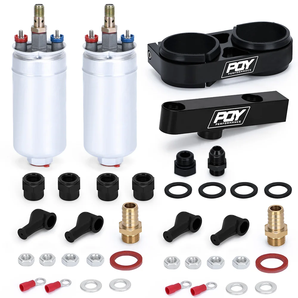 

Топливный Насос WLR RACING С Двойным Кронштейном И Логотипом PQY, OEM 044, 300 Л/ч - Конструкция Из Металла И Пластика