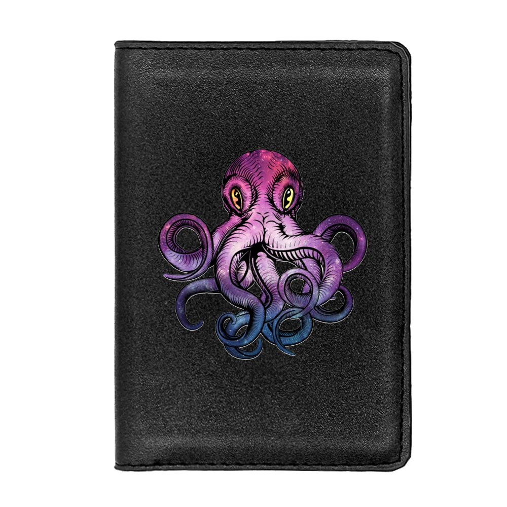 Новое поступление Обложка для паспорта в стиле стимпанк осьминог мужчин и женщин