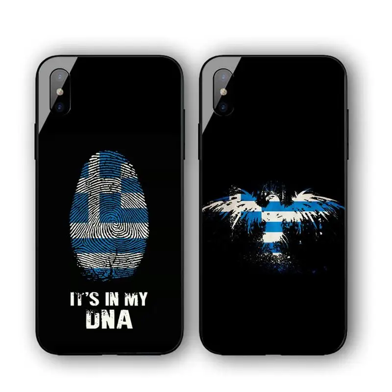 

Greece Greek National Flags Phone Case For Iphone 11 12 13 14 Pro Max 7 8 Plus X Xr Xs Max Se2020 Tempered Glass Cove
