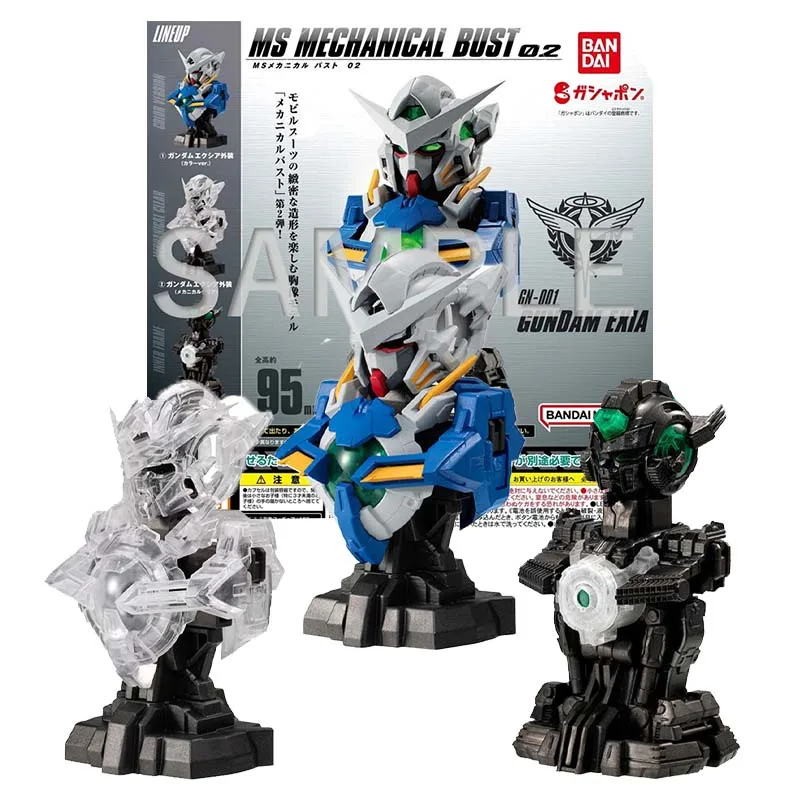 Anime Mechanical Bust 02  Exia Mobile Suit Gunpla Action Figure Toys For Boys Children's Gifts