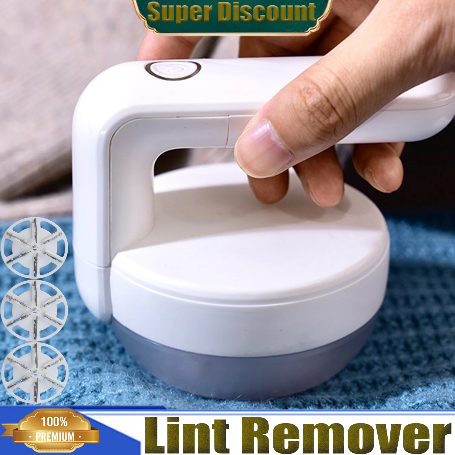 

Electric Lint Remover,Fabric Shaver Sweater Pilling Portable Trimmer for Cloth Wool Overcoat Hair Ball Fuzz Razor Fluff Granule