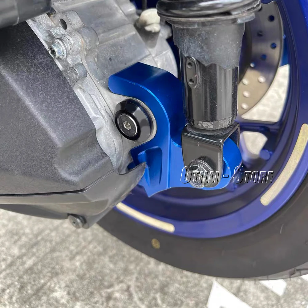Фото Для YAMAHA X-MAX 300 XMAX 300 XMAX300 2021-2024 2023, комплект заднего занижения для мотоцикла, комплект понижающих звеньев, корпус заднего амортизатора, обнаженный №4