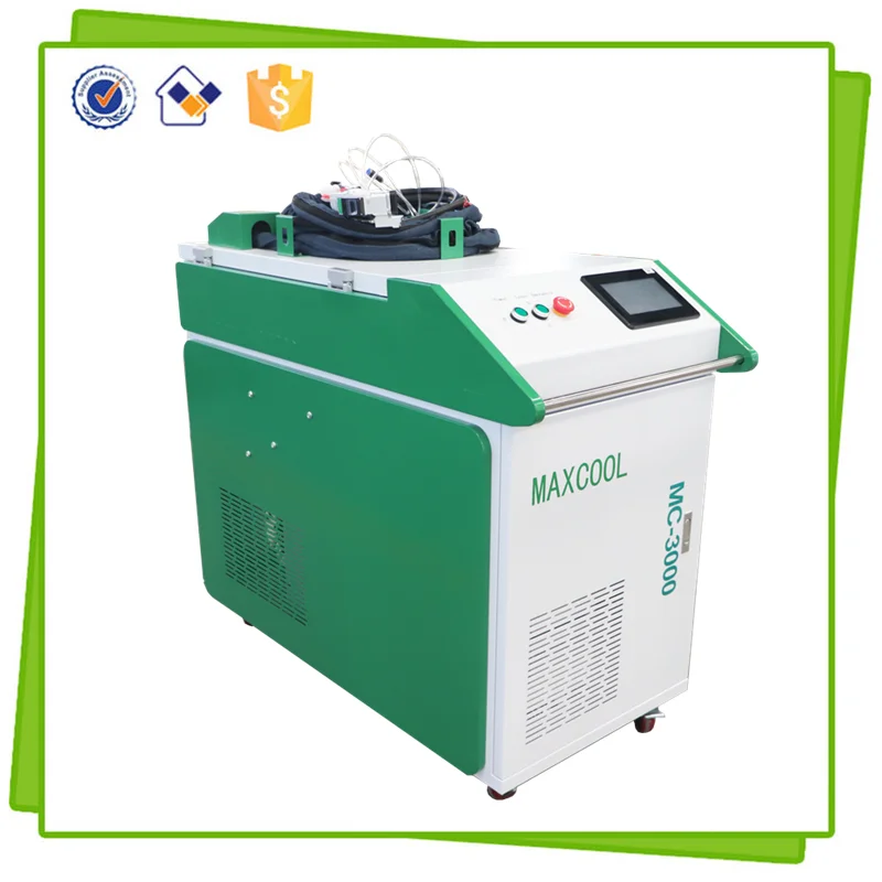 Высокая мощность 2000 3000 Вт лазерная чистящая машина для металлической масляной