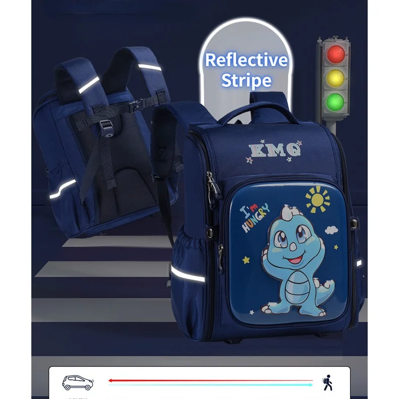 Children Cartoon Unicorn Dinosaur Large Capacity Backpacks New Primary Girl Boy Students Cute Fashion Reflective Schoolbags Hot