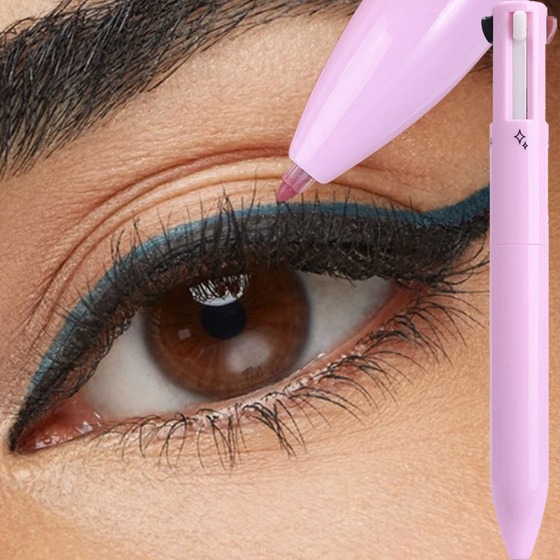 Waterproof Drawing Eye Brow Long Lasting Glitter Highlighter Lip Liner Pen Makeup Cosmetic